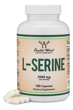 Cargar imagen en el visor de la galería, L-Serina 2000 mg | 180 Cápsulas | Vegano | Sin OGM | Double Wood

