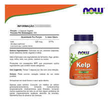Cargar imagen en el visor de la galería, Now Suplementos Algas De 325 Mcg De Yodo Natural Apoya La
