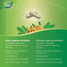 Cargar imagen en el visor de la galería, Semillas De Fenogreco Natures Way 610 Mg 12800 100 1 1
