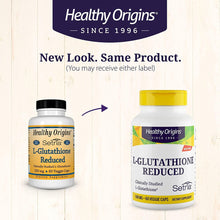 Cargar imagen en el visor de la galería, Healthy Origins L-glutatión Setria 500 Mg 60 Cápsulas
