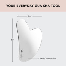 Cargar imagen en el visor de la galería, Kitsch Herramientas Faciales Gua Sha De Acero Inoxidable

