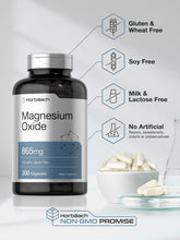 Cargar imagen en el visor de la galería, Horbäach Óxido De Magnesio 865 Mg   200 Cápsulas

