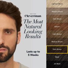 Cargar imagen en el visor de la galería, Cleverman Kit De Tinte Para Cabello Y Barba Marrón Oscuro
