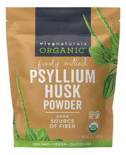 Cargar imagen en el visor de la galería, Polvo Orgánico De Cáscara De Psyllium Viva Naturals 24 Onzas
