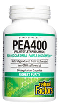 Cargar imagen en el visor de la galería, Natural Factors Pea400 Palmitoiletanolamida Pura Para Alivio
