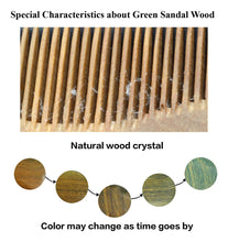 Cargar imagen en el visor de la galería, Onedor Peines De Pelo De Sándalo Verde 100% Natural Hechos A

