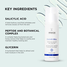 Cargar imagen en el visor de la galería, Image Skincare Clear Cell Limpiador Gel Salicílico | Piel Grasa y Acné

