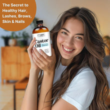Cargar imagen en el visor de la galería, Aceite De Ricino Orgánico Prensado En Frío 100% Puro 100ml
