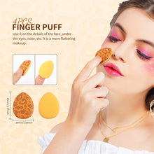 Cargar imagen en el visor de la galería, Docolor Brochas De Maquillaje De Leopardo 14 Piezas Base
