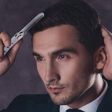 Cargar imagen en el visor de la galería, Ahfulife Peine De Acero Inoxidable Para Cabello Y Barba
