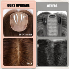 Cargar imagen en el visor de la galería, Starluck Topper Cabello Humano Remy | Flequillo | Miel | Base Seda
