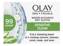 Cargar imagen en el visor de la galería, Olay 4 En 1 Paños Fragancia Y Jabón Facial Diaria Gratuita
