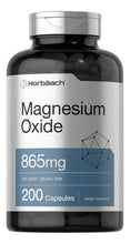Cargar imagen en el visor de la galería, Horbäach Óxido De Magnesio 865 Mg   200 Cápsulas
