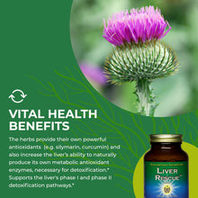 Cargar imagen en el visor de la galería, Healthforce Superfoods Liver Rescue 120 Cápsulas Veganas -
