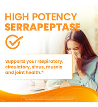 Cargar imagen en el visor de la galería, Serrapeptase De Alta Potencia 120.000 De Unidades. Drb-00231
