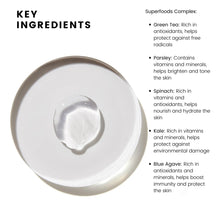 Cargar imagen en el visor de la galería, Comune Essentials Limpiador Facial Superalimentos | Té Verde + Espinaca + Col Rizada | Vegano
