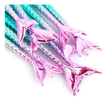 Cargar imagen en el visor de la galería, Juego De 11 Brochas De Maquillaje Con Mango Colorido De Cola
