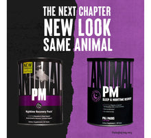 Cargar imagen en el visor de la galería, Animal PM | Zinc + Magnesio + Vitamina B6 + GABA + AKG | Sueño y Recuperación | 30 Packs
