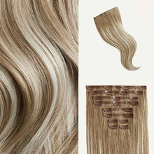 Cargar imagen en el visor de la galería, Luxy Seamless Clip-in Hair Extensions 100% Remy Human Hair
