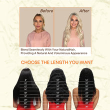 Cargar imagen en el visor de la galería, Full Shine Extensiones Adhesivas De Cabello Humano De 22
