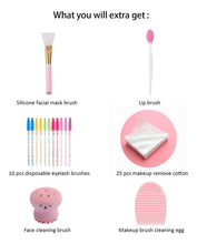Cargar imagen en el visor de la galería, Muhuabeauty Juego De 23 Brochas De Maquillaje Con Licuadora
