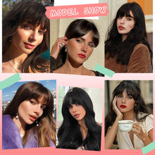 Cargar imagen en el visor de la galería, Berracy Flequillo Con Clip Extensiones De Cabello Humano 100

