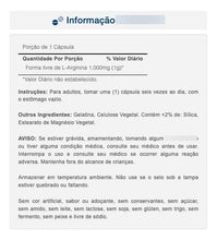 Cargar imagen en el visor de la galería, Puritans Pride L-arginina 1000 Mg Cápsulas 100 Unidades
