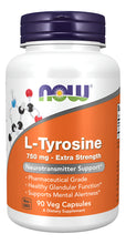 Cargar imagen en el visor de la galería, NOW L-Tirosina 750 mg | Apoyo Mental y Cognitivo
