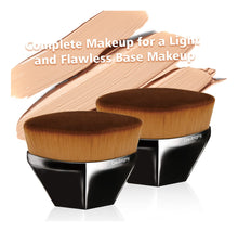Cargar imagen en el visor de la galería, Brocha De Maquillaje De Base Plana Kabuki Hexagonal Para
