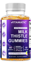 Cargar imagen en el visor de la galería, Vitamatic Gomitas Cardo Mariano 3000 mg | 80% Silimarina | Desintox Hepática
