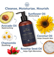 Cargar imagen en el visor de la galería, Era Organics Usda Organic Jabón Facial Para Hombre Limpiador
