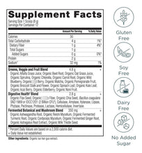 Cargar imagen en el visor de la galería, Ancient Nutrition Polvo Orgánico Supergreens Con Probióticos
