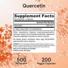 Cargar imagen en el visor de la galería, Quercetin De Jarrow Formulas Cápsulas De 0.017 Onzas Que200
