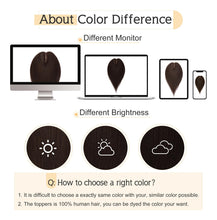 Cargar imagen en el visor de la galería, Sego Toppers De Cabello Humano Para Mujer Con Cabello Fino
