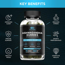 Cargar imagen en el visor de la galería, Effective Nutra Ashwagandha Gomitas 1500 mg | Estrés y Energía
