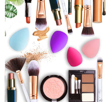 Cargar imagen en el visor de la galería, Duaiu Juego De 15 Brochas De Maquillaje De Mármol Kabuki En
