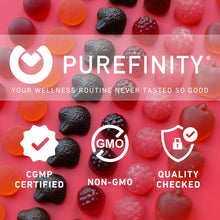 Cargar imagen en el visor de la galería, Purefinity Gomitas Cereza Ácida 2000 mg 60 Und | Ácido Úrico + Articulaciones
