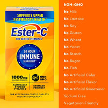 Cargar imagen en el visor de la galería, Nature's Plus Ester-C 1000mg | Vitamina C No Ácida + CSorb | Inmunidad 24h | Suave para el Estómago | 90 Tabletas
