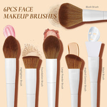 Cargar imagen en el visor de la galería, Luxbru Juego De 20 Brochas De Maquillaje Profesional Con
