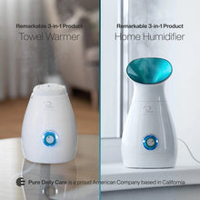 Cargar imagen en el visor de la galería, Vaporizador Facial Iónico Nanosteamer Grande 3 En 1 Con
