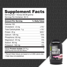 Cargar imagen en el visor de la galería, NutraBio 100% Whey Isolate | Sin Lactosa | Sin Gluten | Transparencia Total
