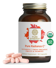 Cargar imagen en el visor de la galería, Pure Synergy Pure Radiance C | Vitamina C 100% Natural Wholefood | 90 Cápsulas
