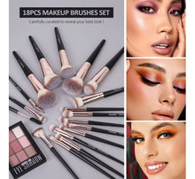 Cargar imagen en el visor de la galería, Maange Juego De 18 Brochas De Maquillaje Profesional Juego
