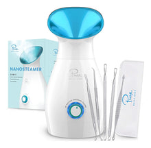 Cargar imagen en el visor de la galería, Vaporizador Facial Iónico Nanosteamer Grande 3 En 1 Con
