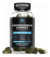 Cargar imagen en el visor de la galería, Effective Nutra Ashwagandha Gomitas 1500 mg | Estrés y Energía
