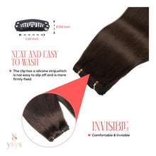 Cargar imagen en el visor de la galería, Ysys Extensiones De Cabello Humano Remy Con Clip 7 Piezas
