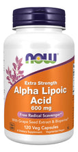 Cargar imagen en el visor de la galería, Ácido Alfa Lipoico Now Foods De 0.02 Oz Ano-503 120 1 1
