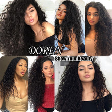 Cargar imagen en el visor de la galería, Doren Extensiones De Cabello Humano Rizado Profundo Con Clip

