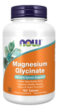 Cargar imagen en el visor de la galería, Now Suplementos Glicinato De Magnesio 100 Mg Forma Altamente
