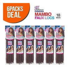 Cargar imagen en el visor de la galería, Janet Collection 2x Havana Mambo Faux Locs Pelo Sintético En
